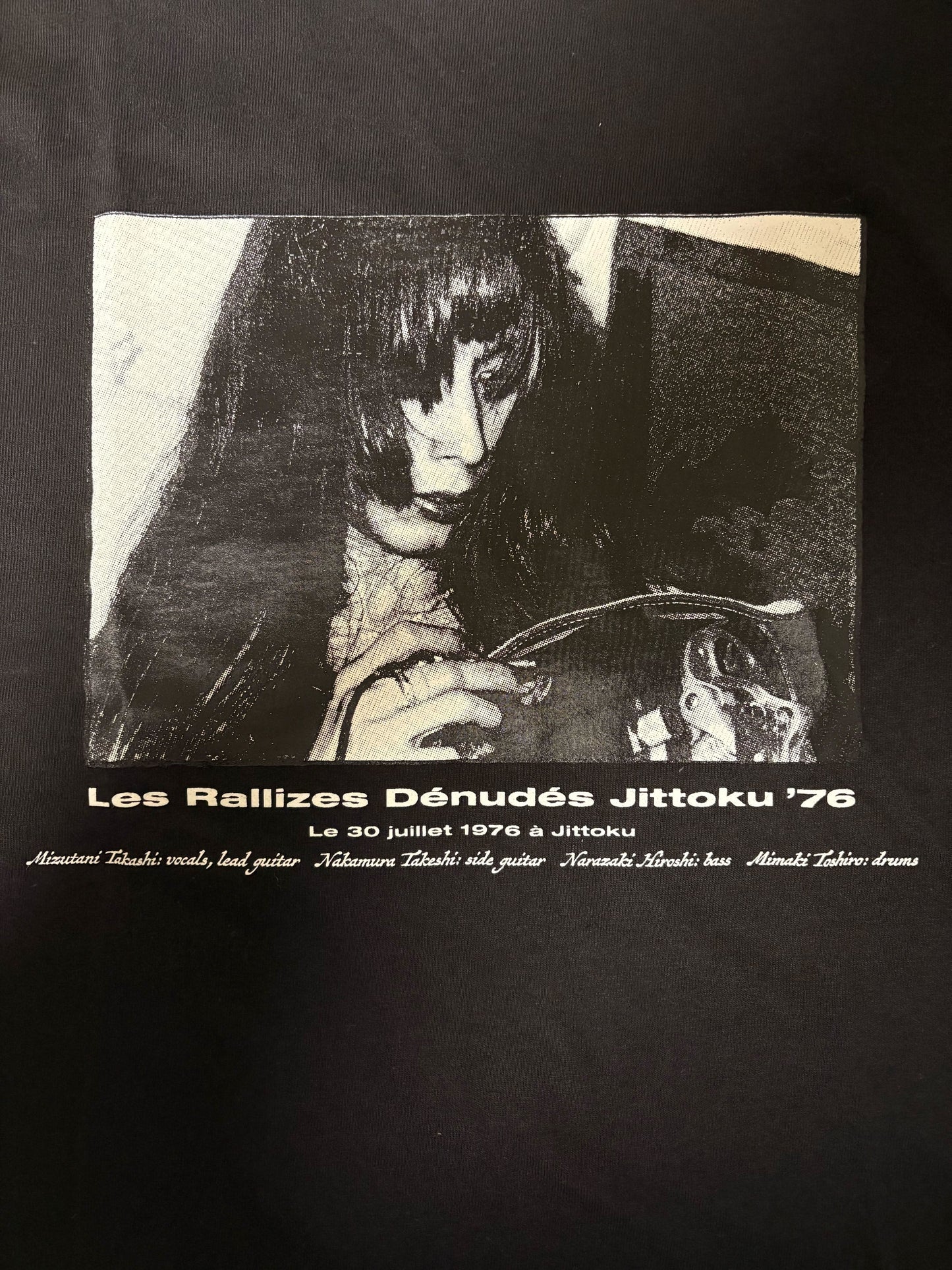 裸のラリーズ Les Rallizes Dénudés 拾得 '76 T-shirt / Black